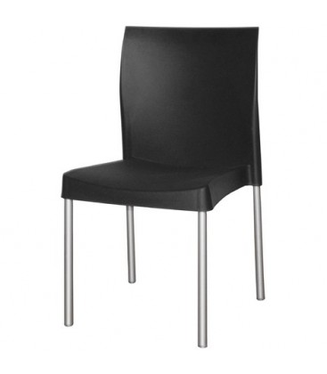 Silla apilable de plastico