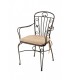 Sillón de forja con brazos