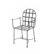 Silla de forja clásica de jardín en oferta