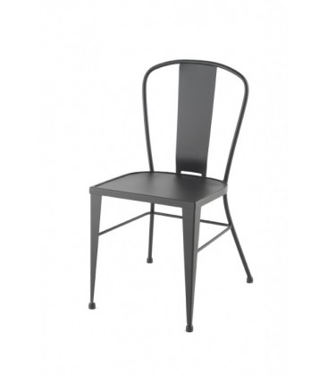 Silla de forja clásica de terraza