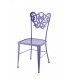 Silla de forja tapizada