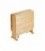 Mesa plegable con alas pino