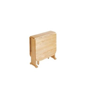 Mesa plegable con alas pino