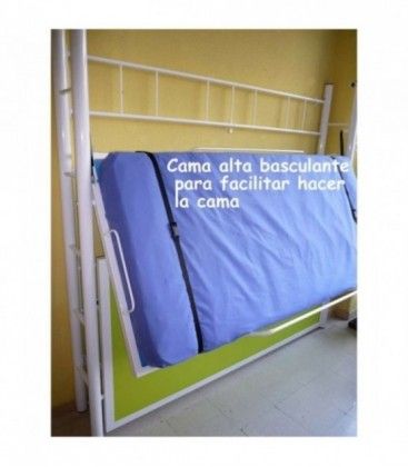 Litera abatible metálica cama superior basculante