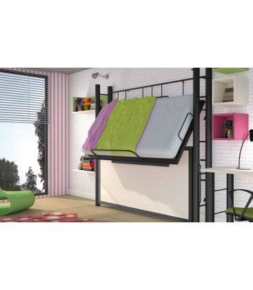 Litera abatible metálica cama superior basculante