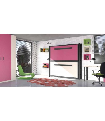 Litera abatible metálica cama superior basculante