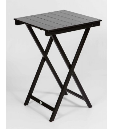 Mesa plegable cuadrada alta