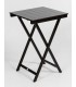 Mesa plegable cuadrada alta