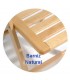 Mesa plegable redonda alta de madera de haya