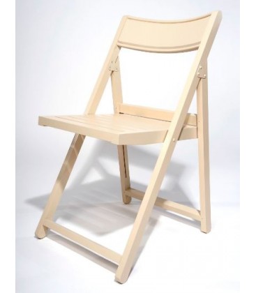 Silla plegable de madera de haya modelo CER