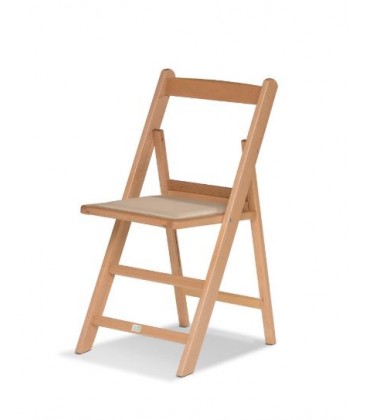 Silla de Madera con el Asiento Tapizado