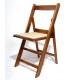 Silla de Madera con el Asiento Tapizado