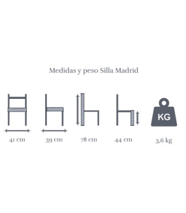Silla de Madera Tapizada