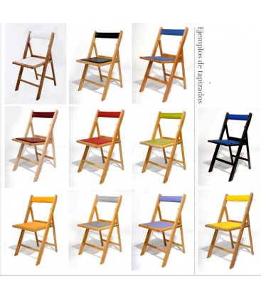 Silla de Madera Tapizada