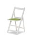 Sillas plegables con asiento tapizado
