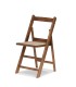 Sillas plegables con asiento tapizado