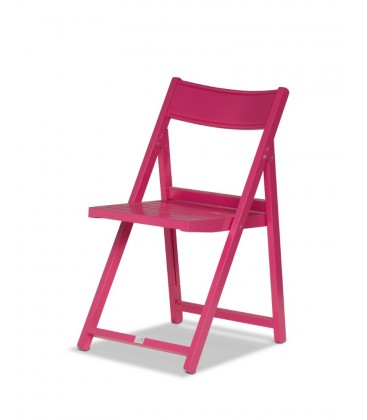 Silla plegable de madera de haya modelo CER