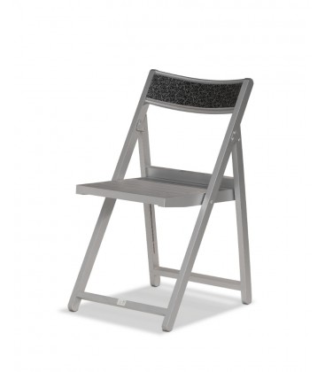 Silla plegable de madera de haya modelo CER