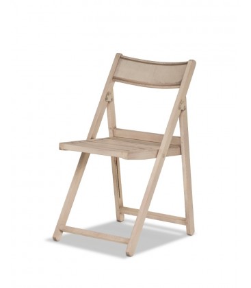 Silla plegable de madera de haya modelo CER