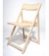 Silla plegable de madera de haya modelo CER