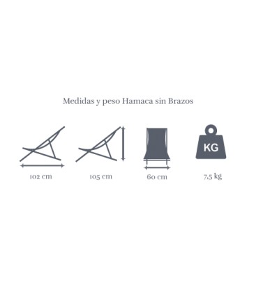 Hamaca sin brazos