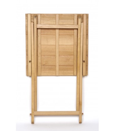 Mesa plegable cuadrada alta