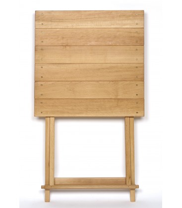 Mesa plegable cuadrada alta