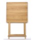 Mesa plegable cuadrada alta