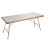 Mesa melamina plegable
