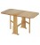 Mesa plegable con alas pino