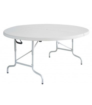 Mesa plegable redonda